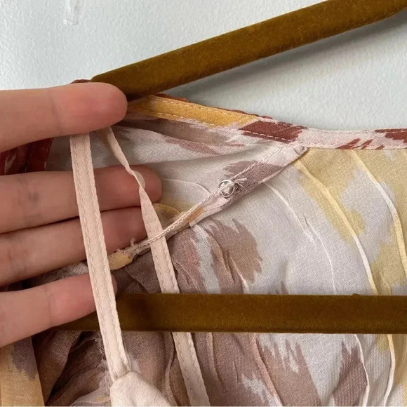 Anthropologie | Let Me Be Ruffled-Shoulder Wrap Top - Picture 11 of 16